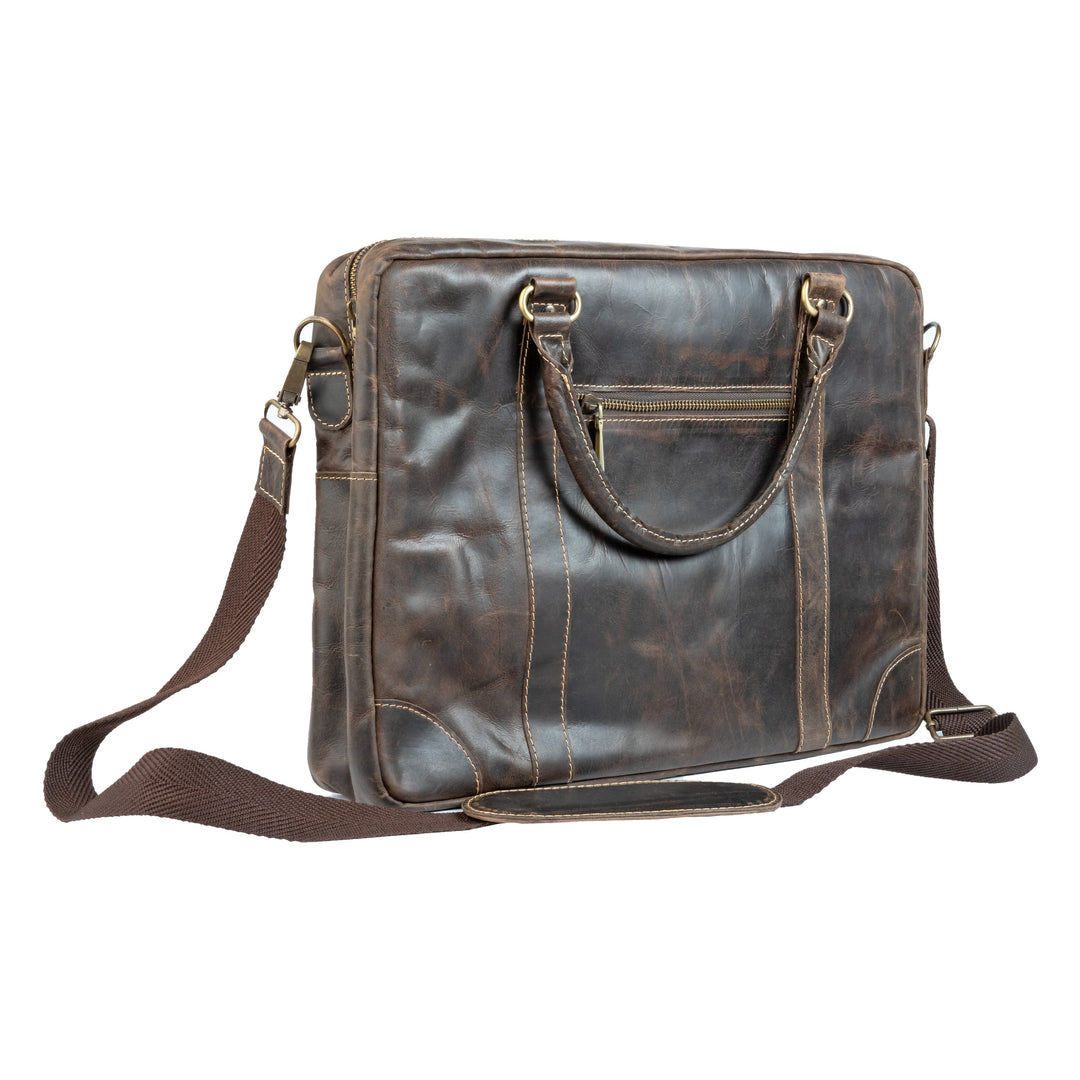 The Maverick Vintage Leather Laptop Bag