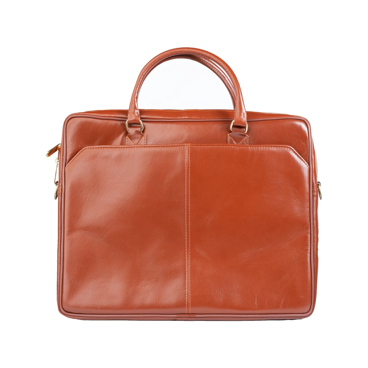 Premium Oil Pull Up Laptop Bag, Black