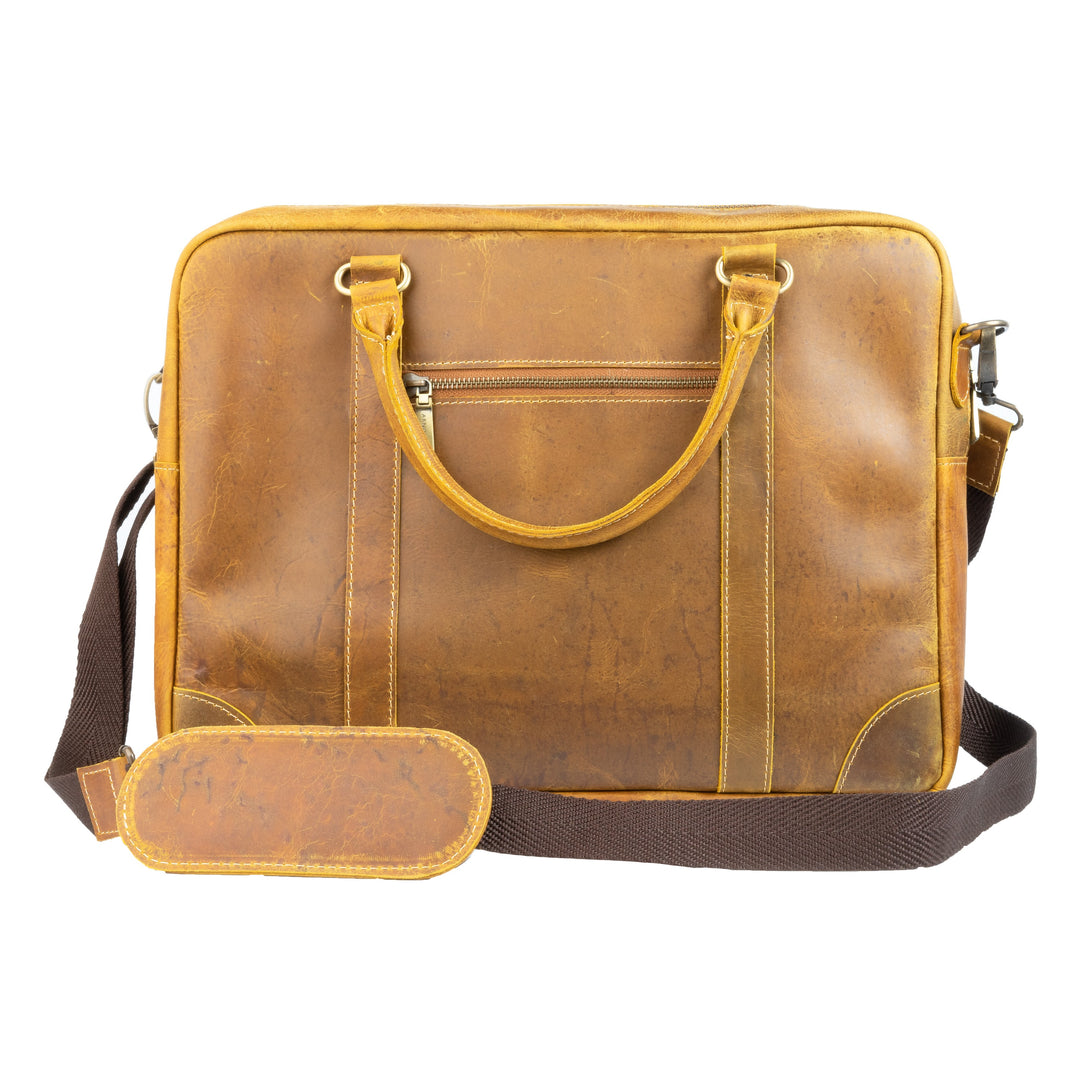 The Maverick Vintage Leather Laptop Bag