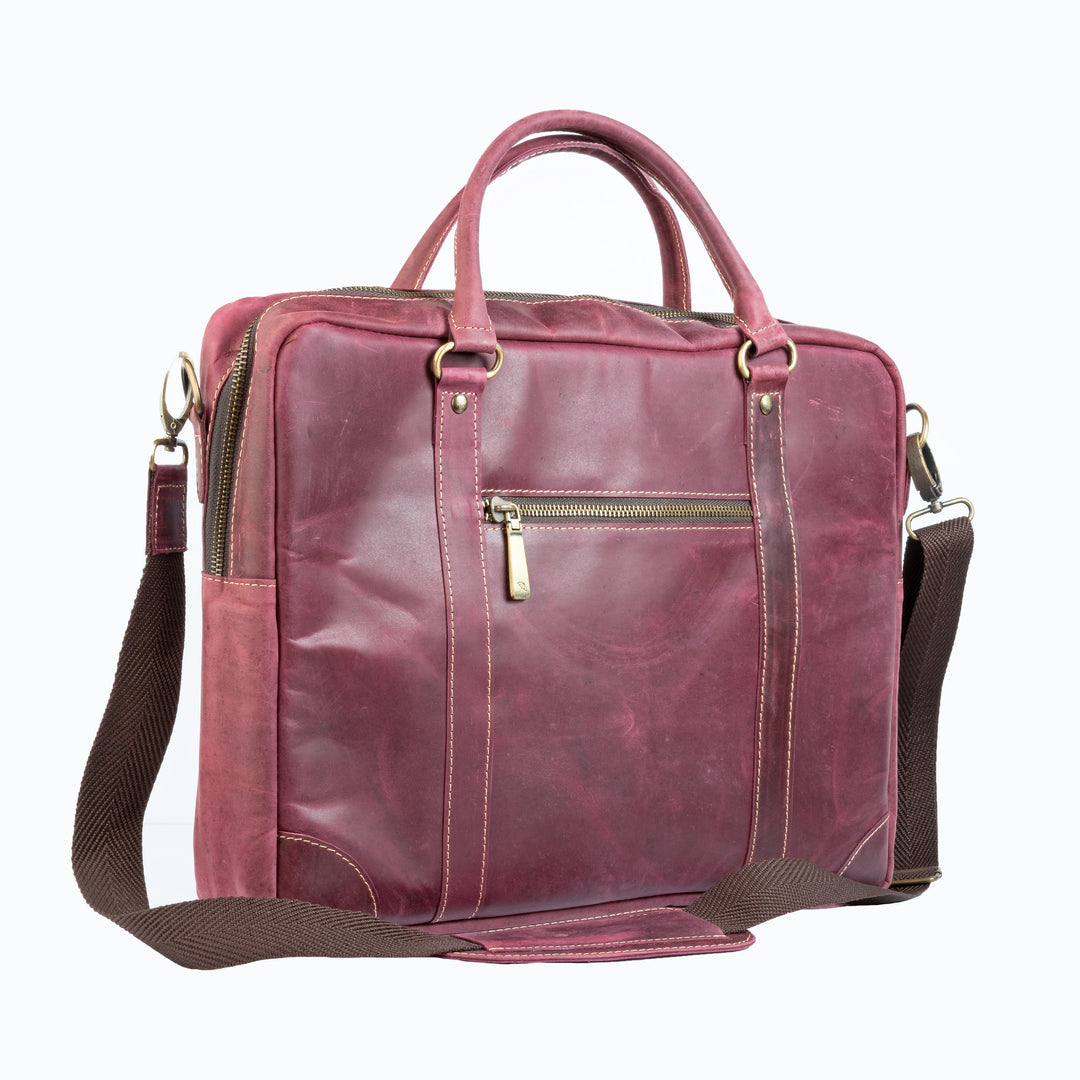 The Maverick Vintage Leather Laptop Bag