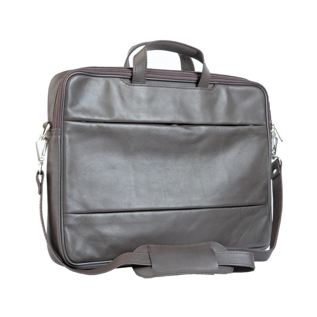 The Millennial Sleek Leather Laptop Bag