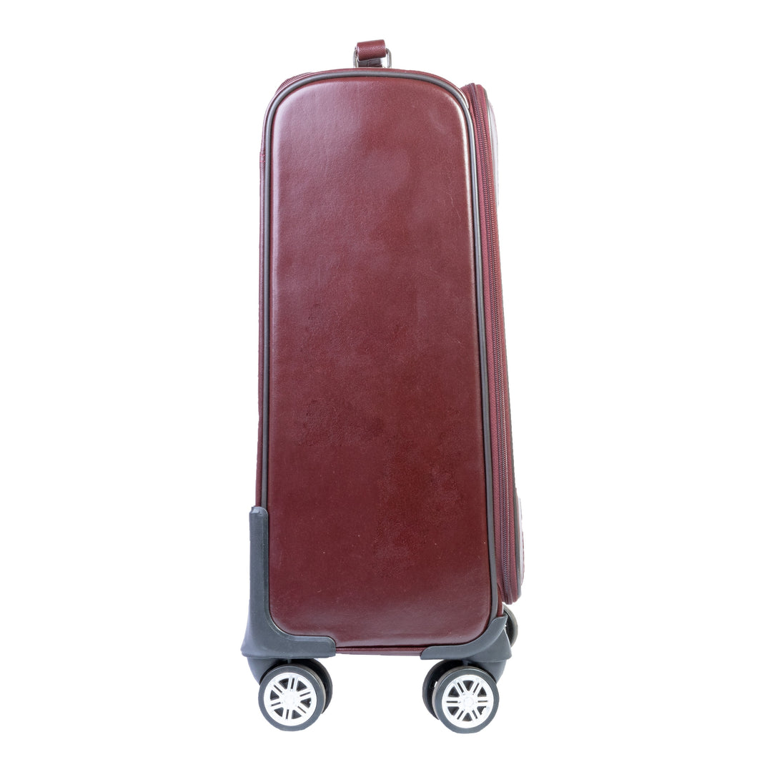 Modern Leather Case Cabin Trolley Bag