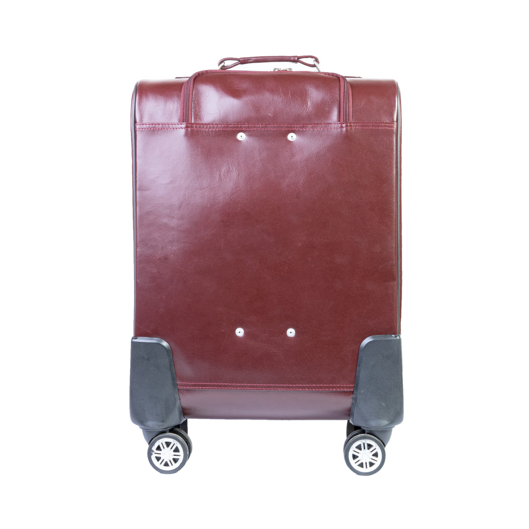 Modern Leather Case Cabin Trolley Bag