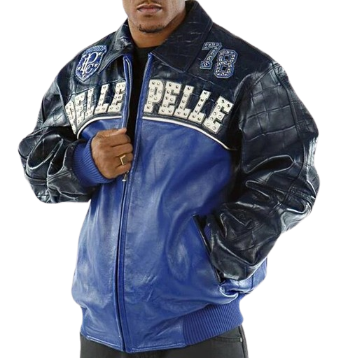 Pelle-Pelle-Last-Man-Standing-Blue-Leather-Jacket