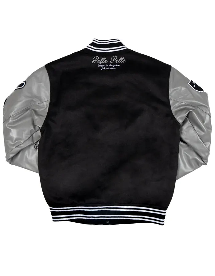Pelle_Pelle_Varsity_Jacket_Grey_Back