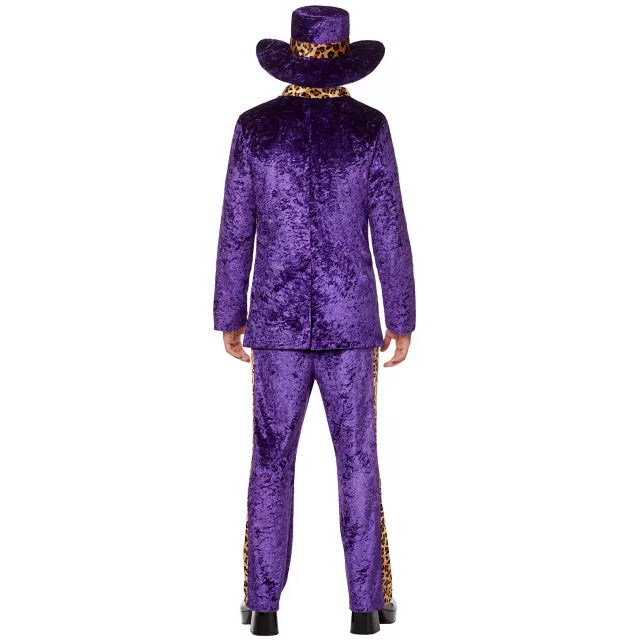 Pimp Named Slickback Costume Purple Sale