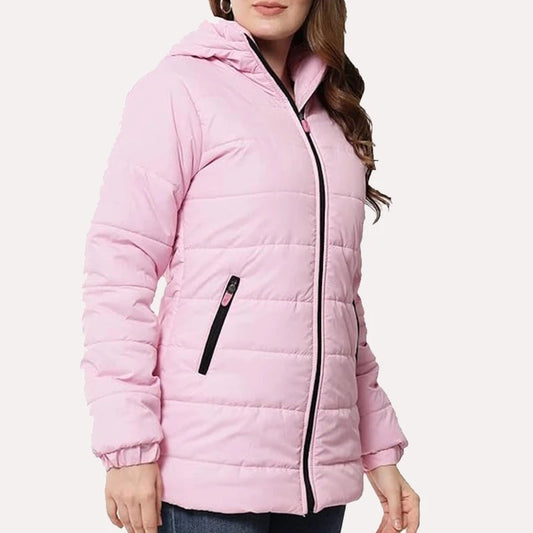 Women's Duffel Long Puffer Jacket Zing Apparel