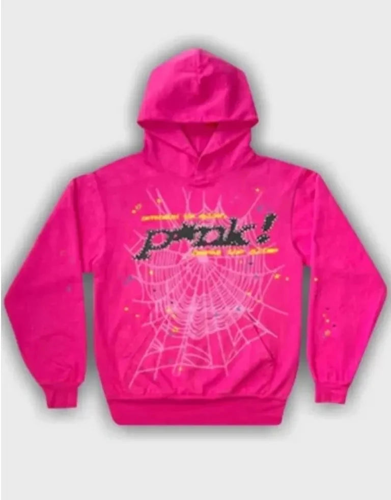 Pink Sp5der Hoodie Zing Apparel