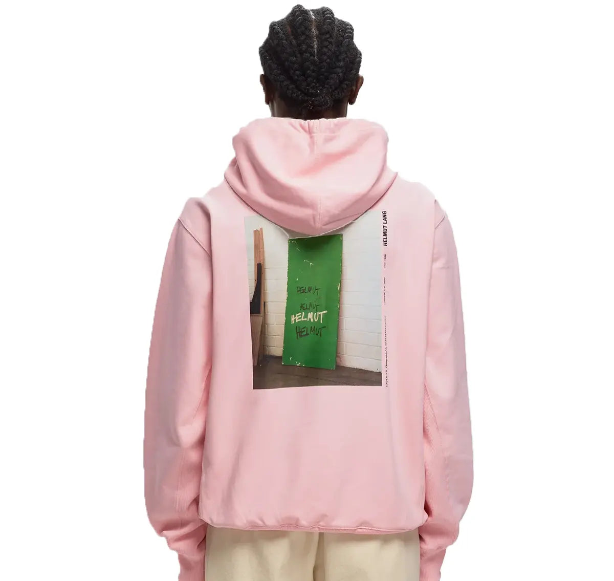Pink Helmut Lang Hoodie
