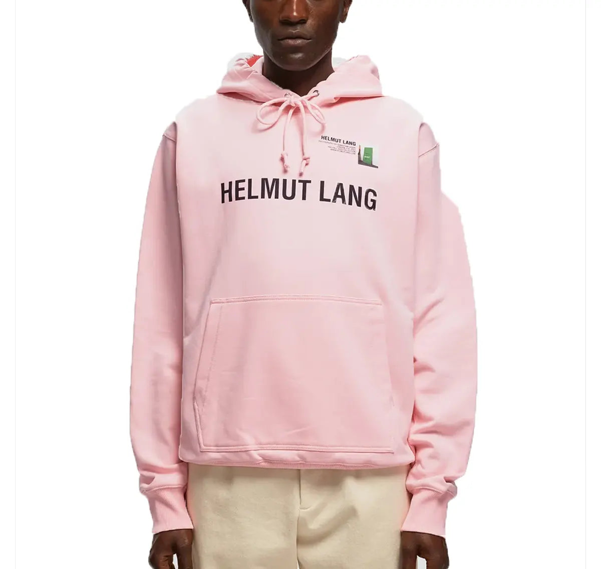 Pink Helmut Lang Hoodie