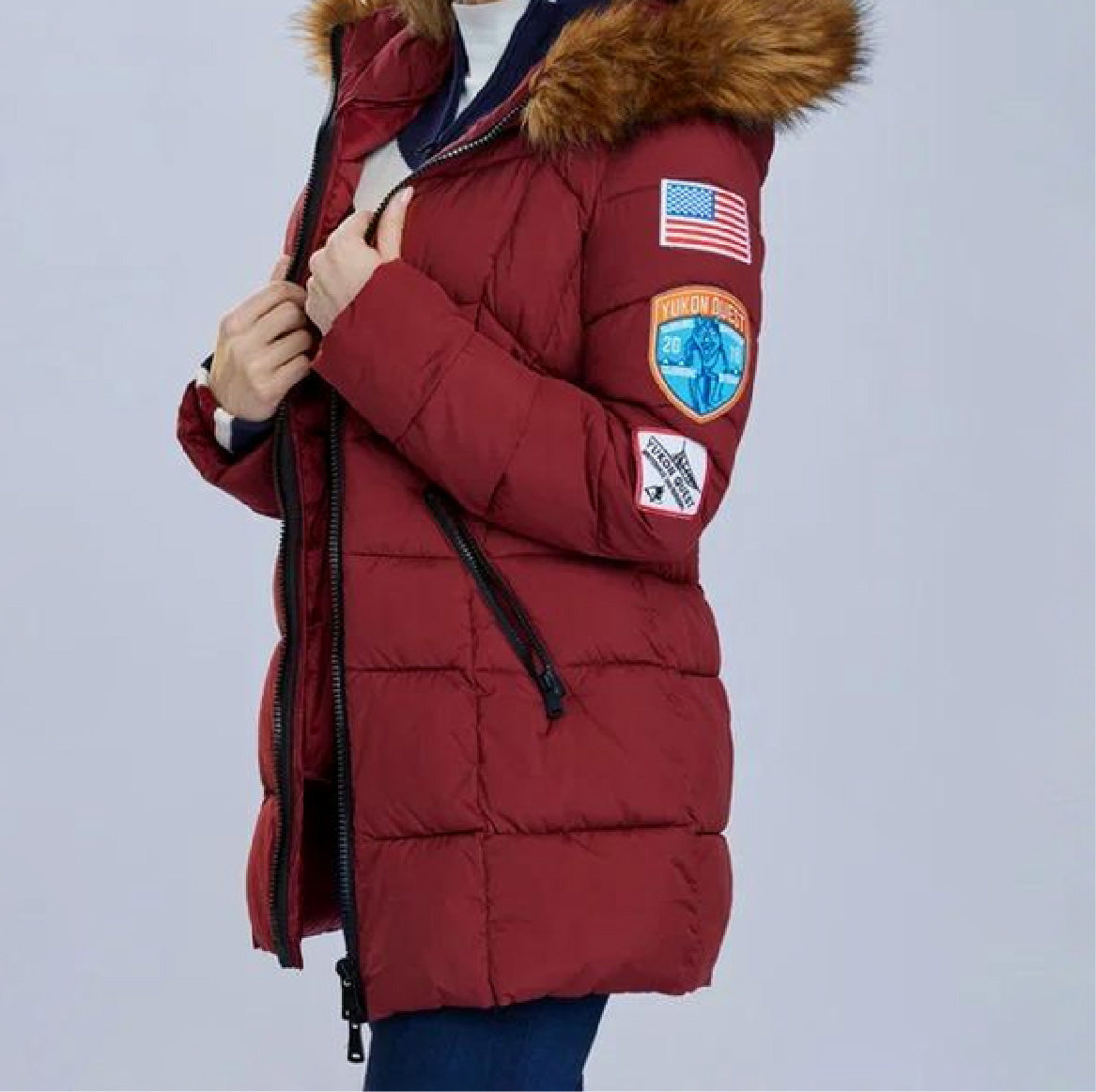 The Finnish Line Kim Matula Red Puffer Jacket