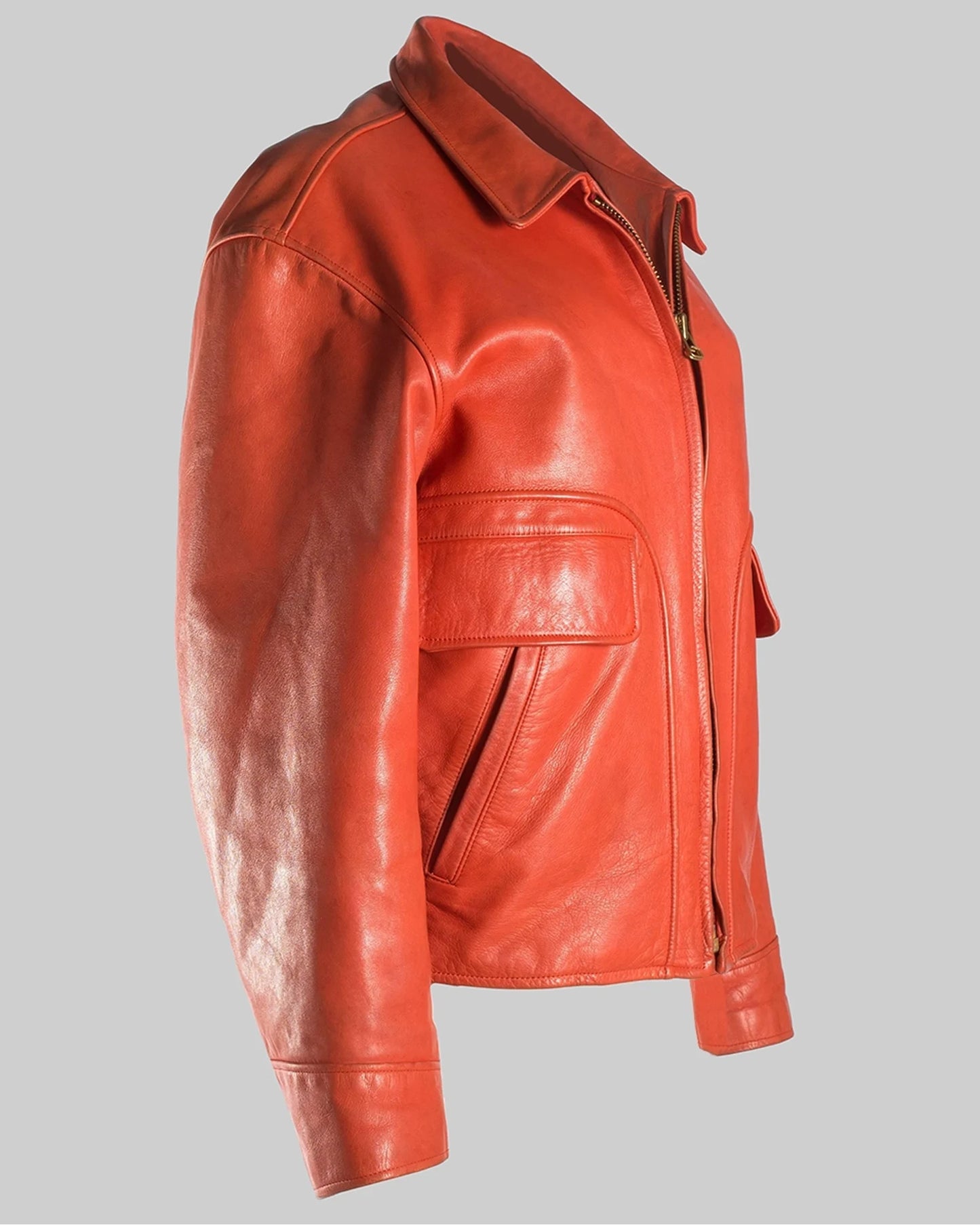 Rapper Juice WRLD Orange Jacket