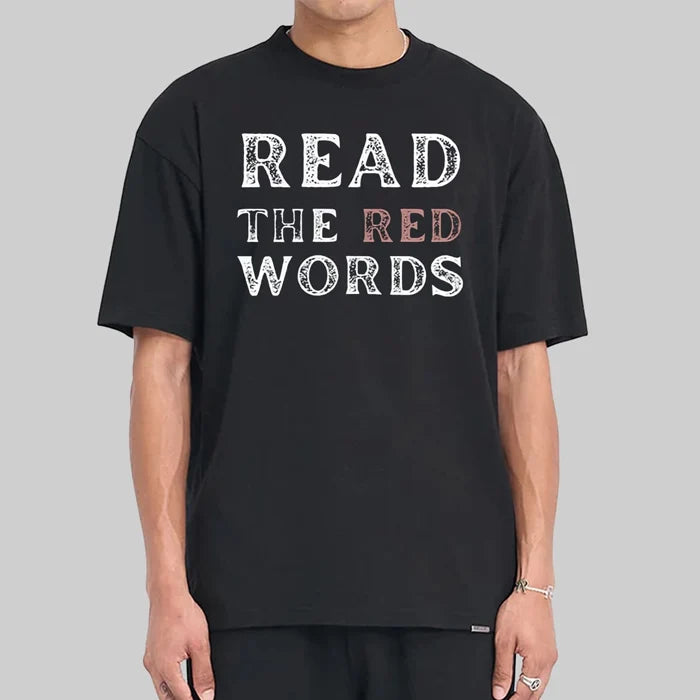 Read_The_Red_Words_Shirt_For_Sale