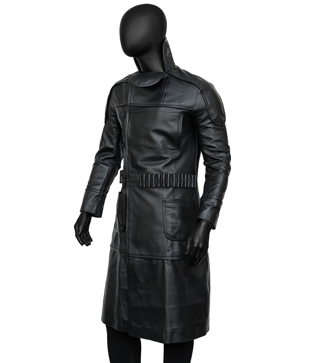 Black Blade Runner 1982 Roy Batty Trench Coat Zing Apparel