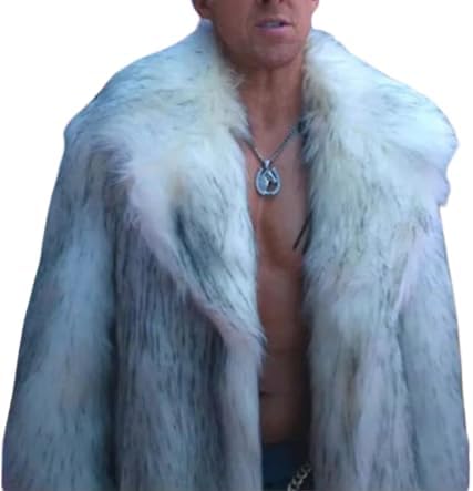 Ryan Gosling Ken Fur Coat For Men