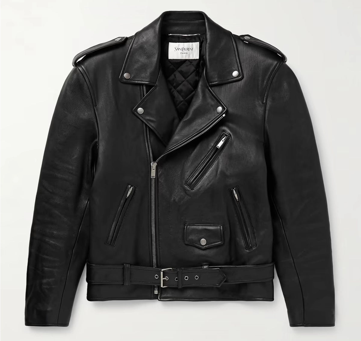 Saint Laurent Leather Jacket - Zing Apparel Saint Laurent Leather Jacket - Zing Apparel