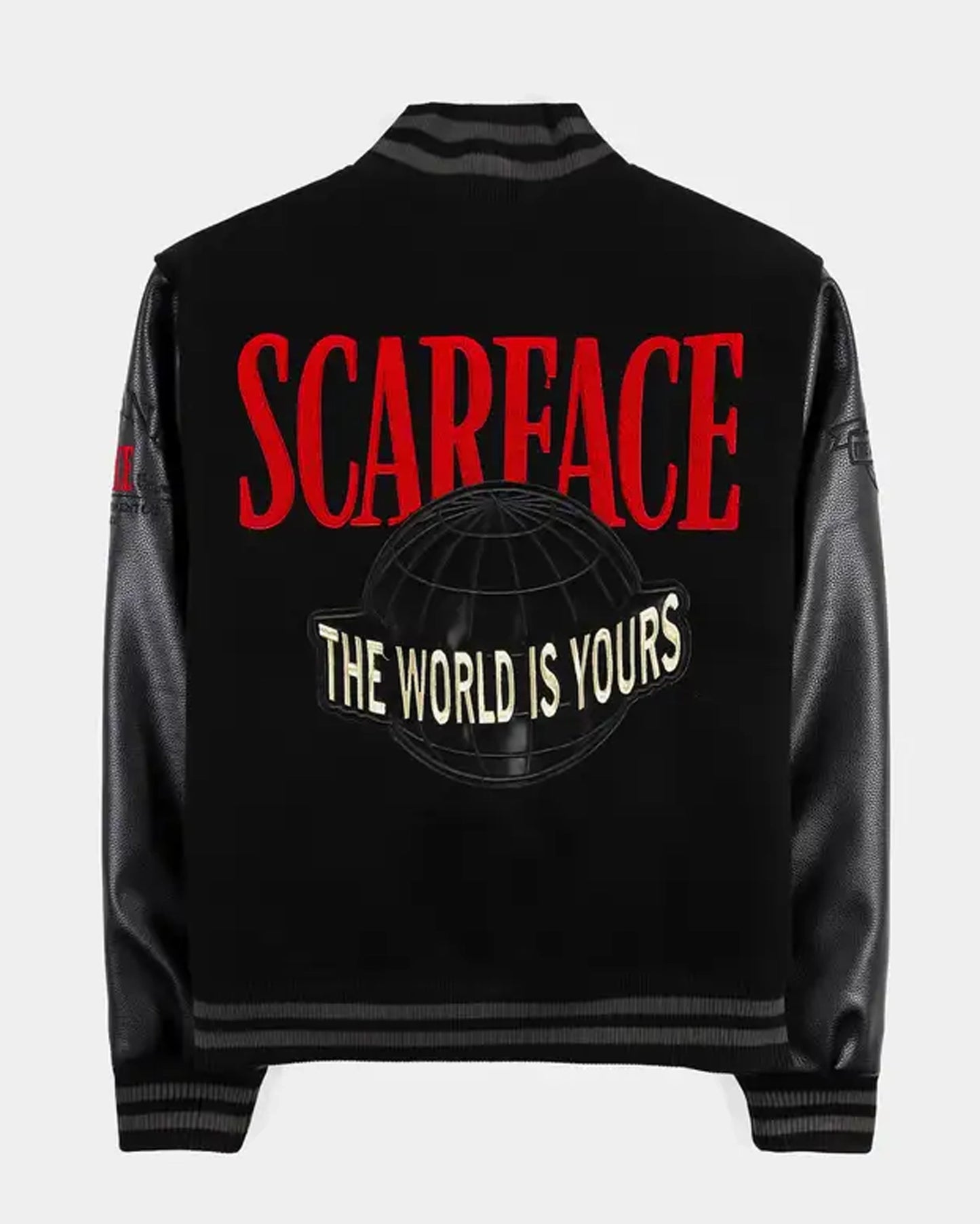 Scarface-Patched-Varsity-Black-Jacket-BackView
