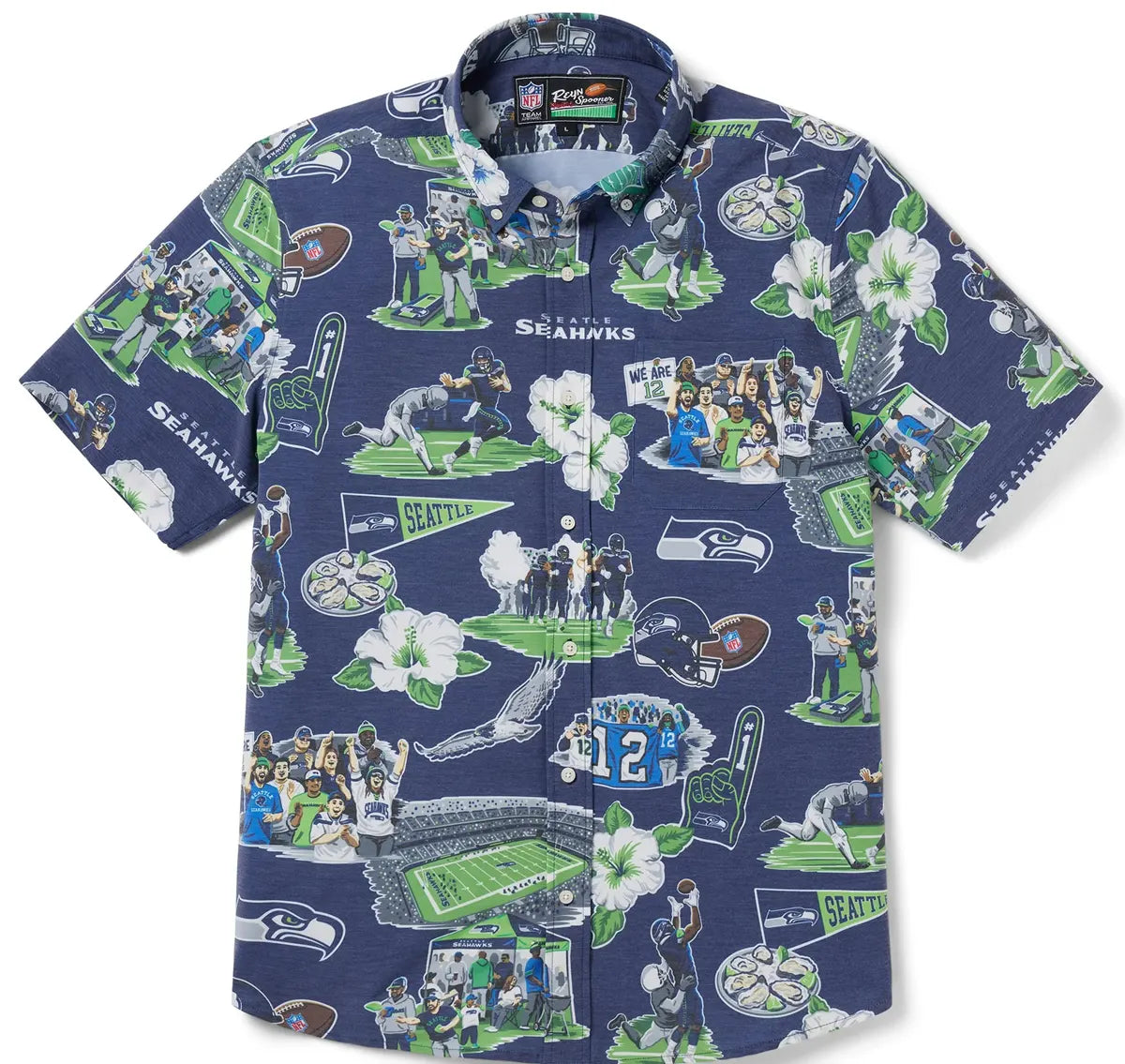 Seahawks Hawaiian Shirt