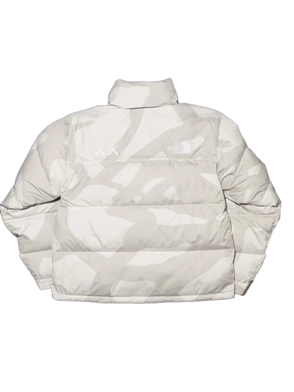 Shop Kaws North Face Jacket White