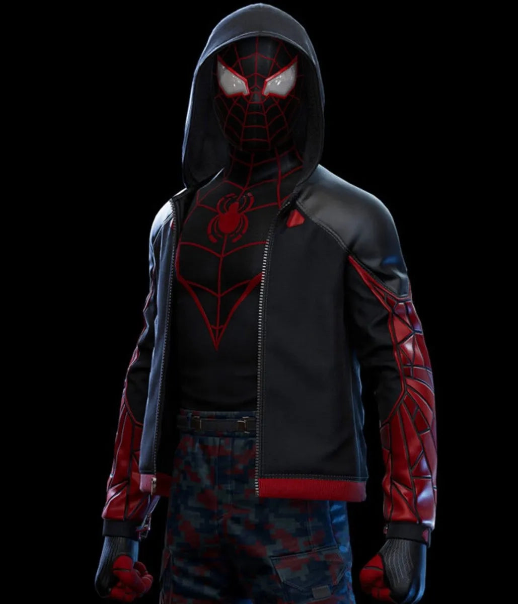 Spider-Man-Miles-Morales-Jacket-Black