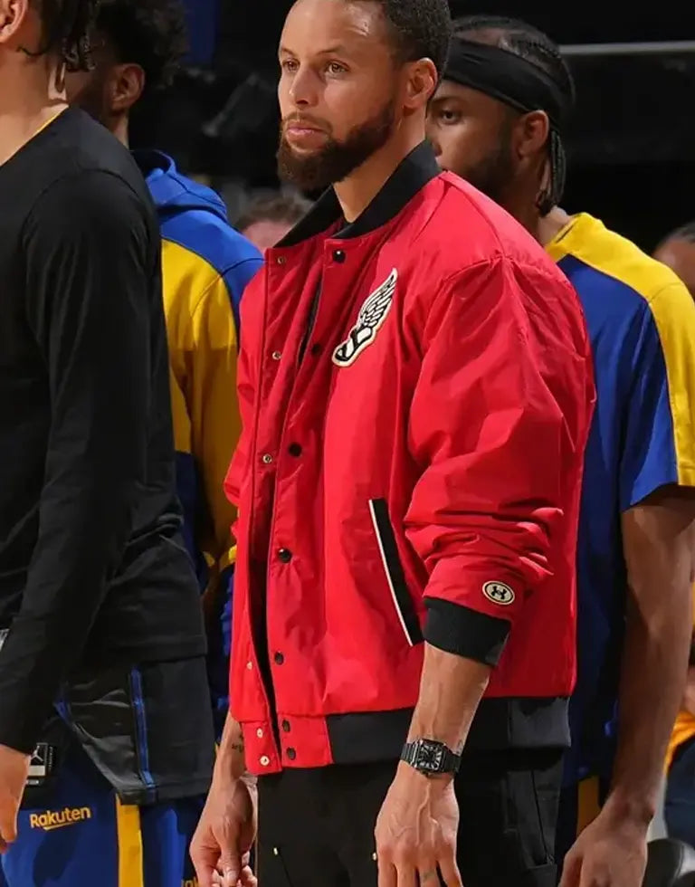 Steph Curry Red Jacket