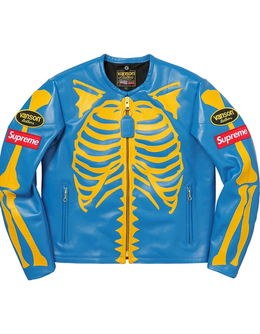 Supreme Vanson Jacket Blue