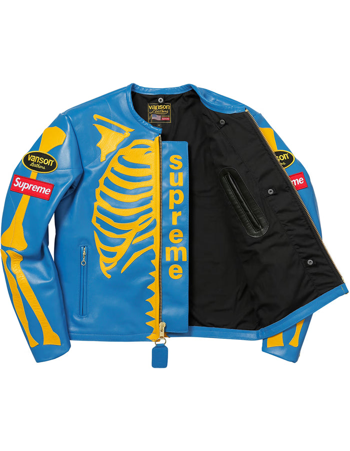 Supreme Vanson Jacket Blue