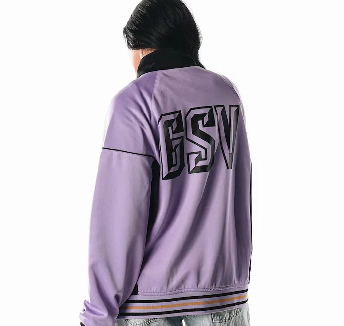 The Wild Collective Violet Golden State Valkyries Global Icon Full-Zip Track Jacket
