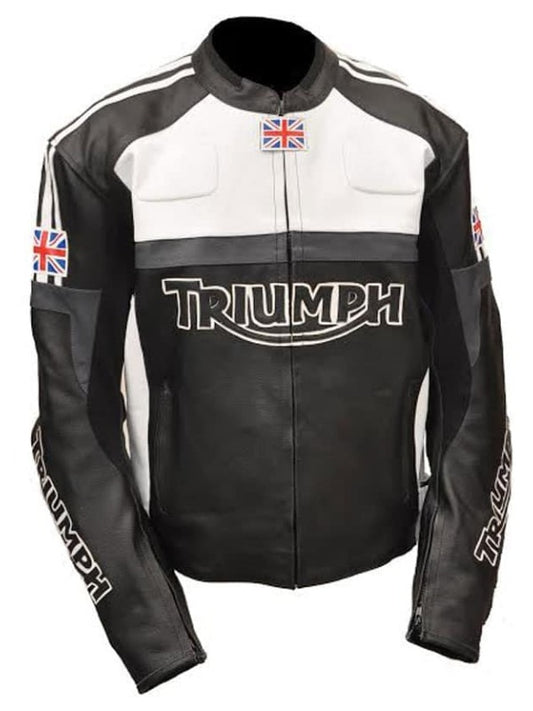 Triumph Motorcycle Leather Racing Jacket