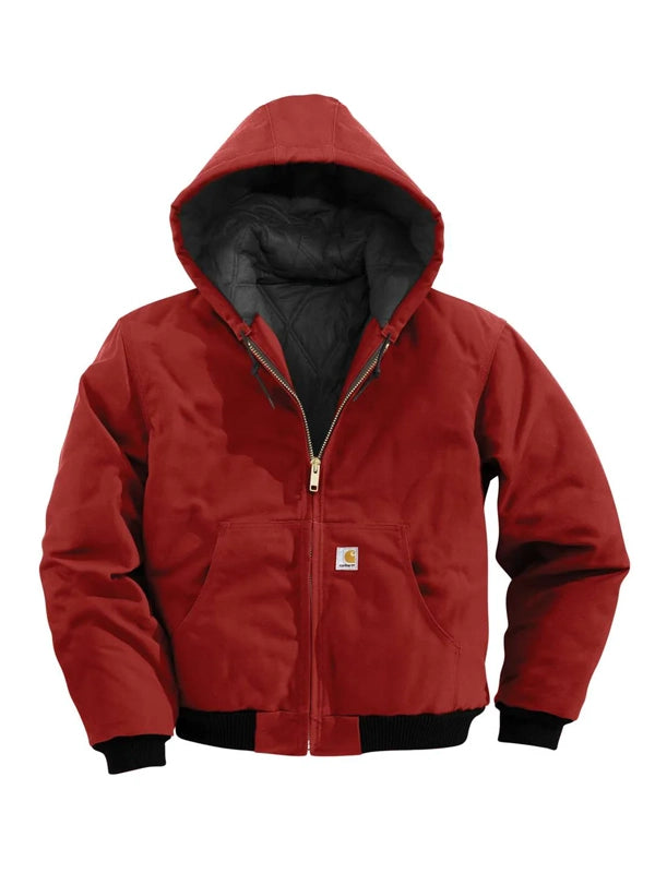 Vintage-Mens-Red-Carhartt-Hooded-Jacket