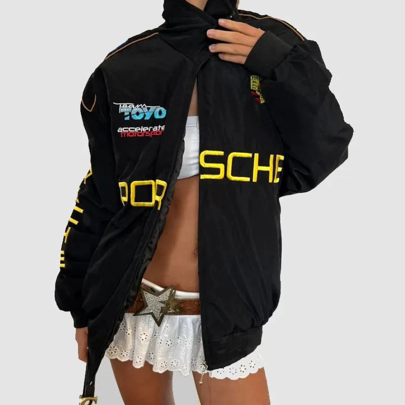 Vintage Porsche Jacket Black Buy