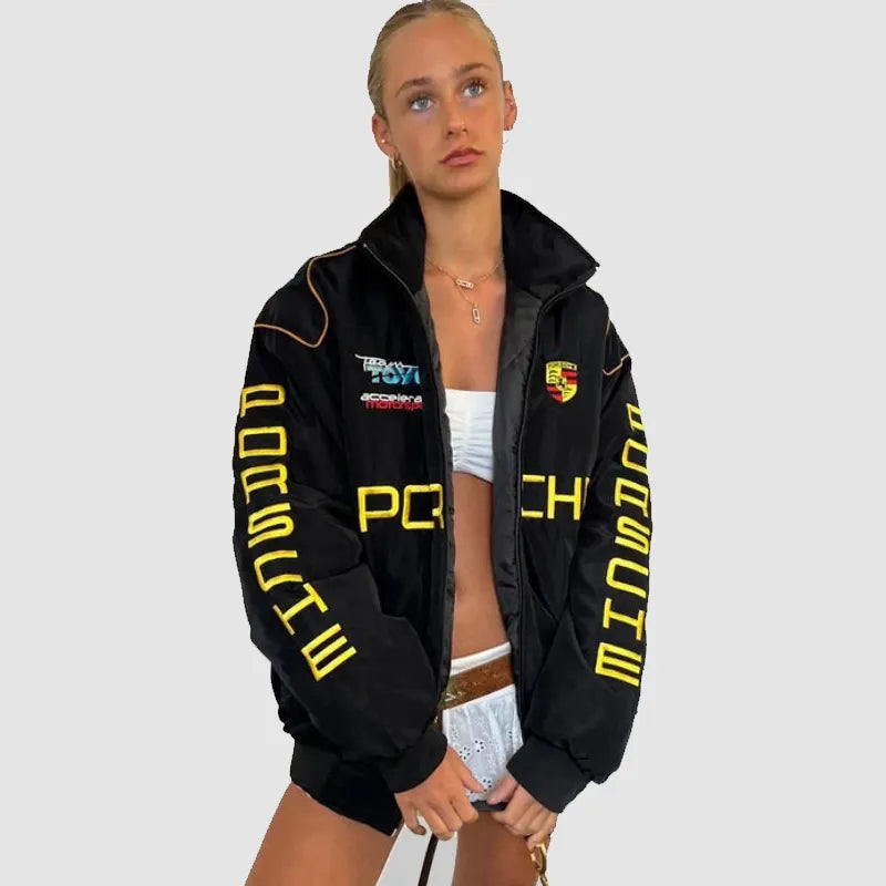 Vintage Porsche Jacket Black Sale