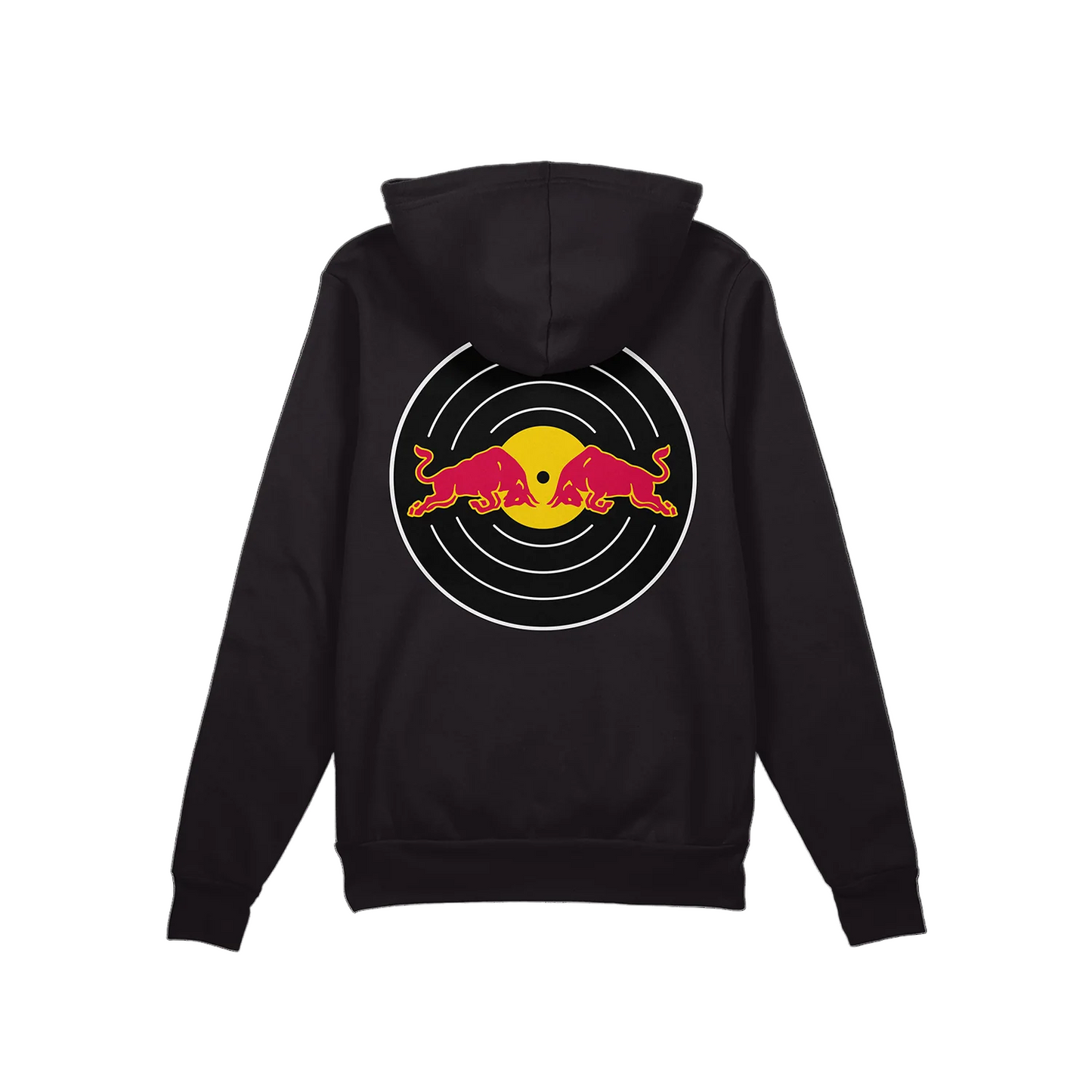 Vintage Red Bull Big Embroidered Logo Racing Hoodie Black Sale