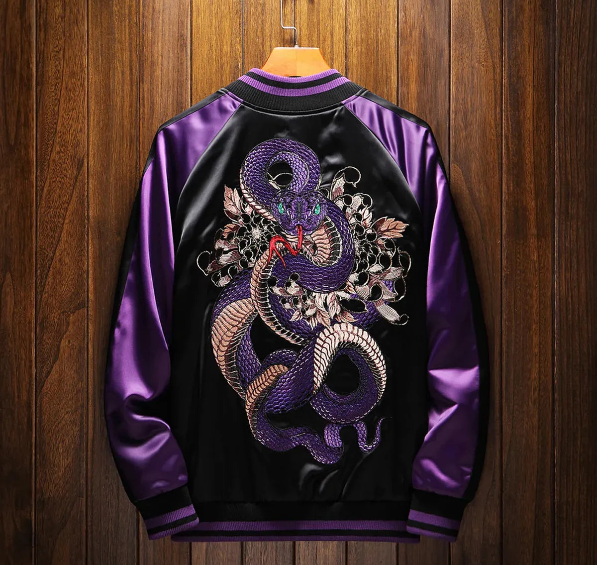Violet Viper Sukajan Jacket - Zing Apparel