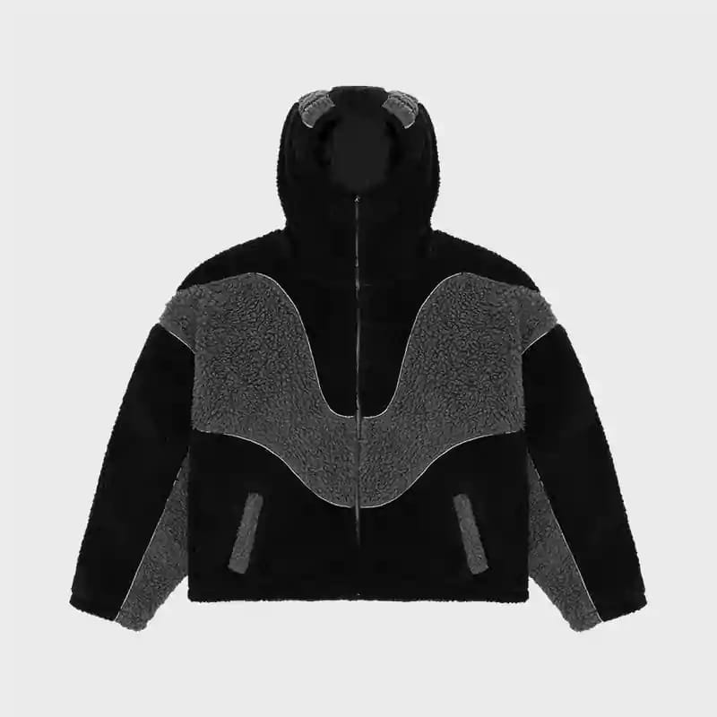 Trendt Vision Flees Jacket Men, Black