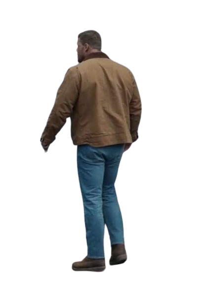 Reacher Alan Ritchson Cotton Jacket, Brown Zing Apparel