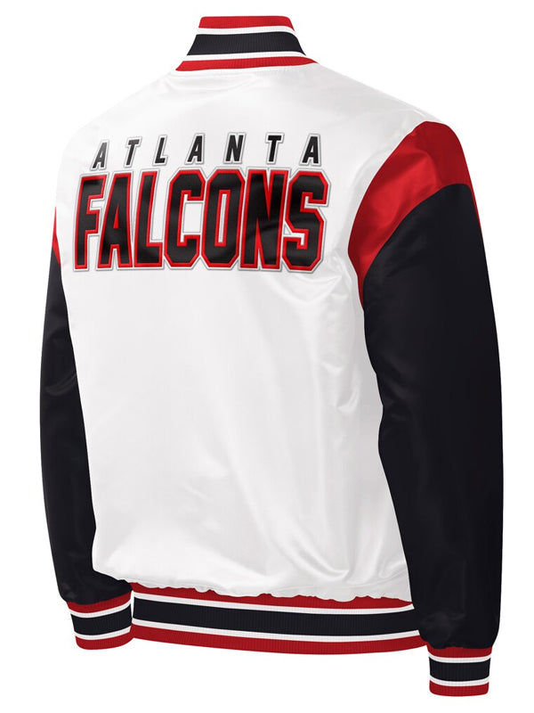 White Falcons Starter Jacket Back