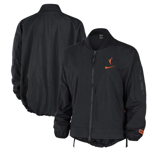 Women's WNBA Nike Black Logo Full-Zip Jacket