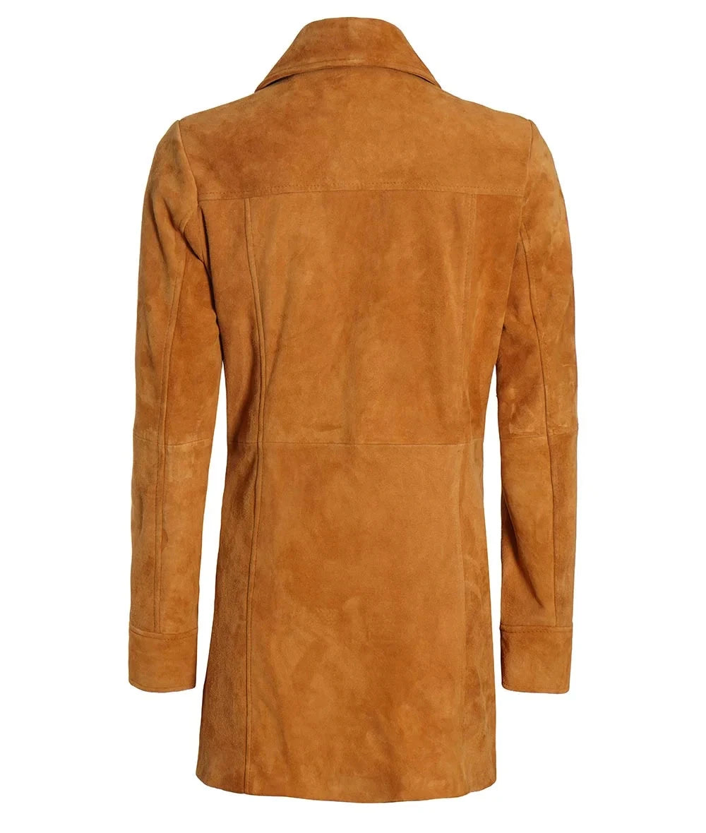 Kandis Suede Jacket Women, Brown Zing Apparel