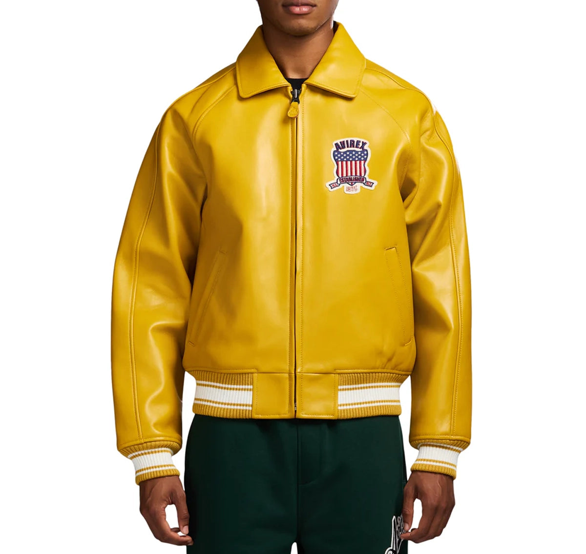 Yellow_Avirex_Jacket_Sale