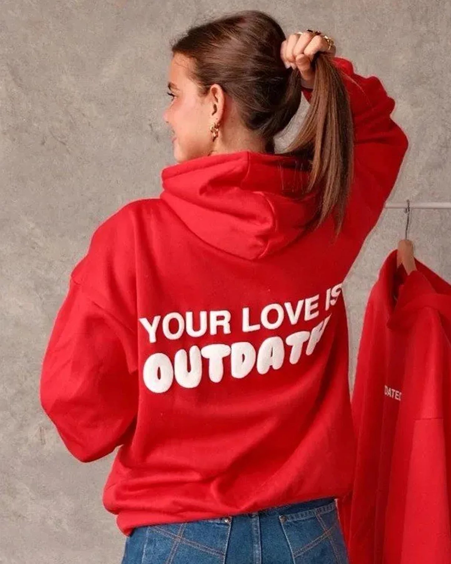 Your-Love-Is-Outdated-Hoodie-Red