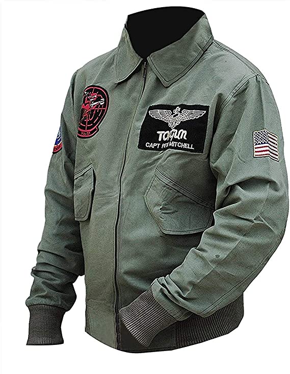 Top Gun T-C Cotton Jacket Men, Green