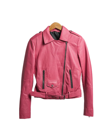 Halloween Jacket - Barbie Girl Pink Leather Jacket  - Zing Apparel