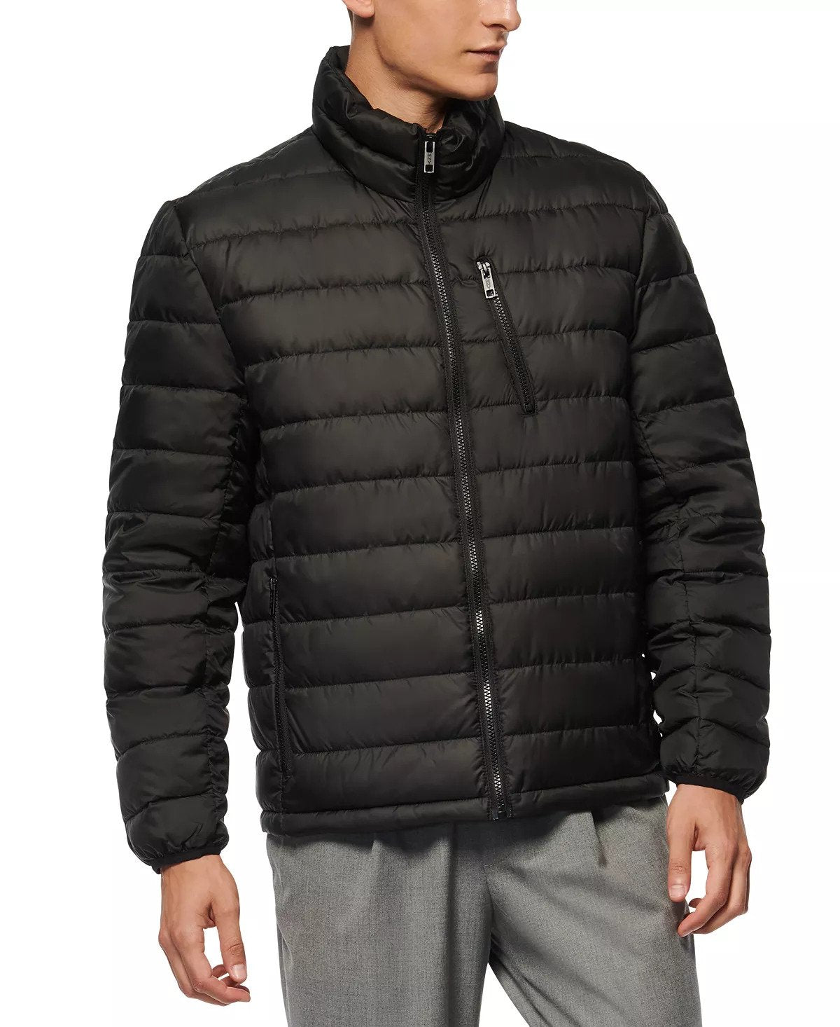 Superdry Quilted Puffer Jacket Men, Black Zing Apparel