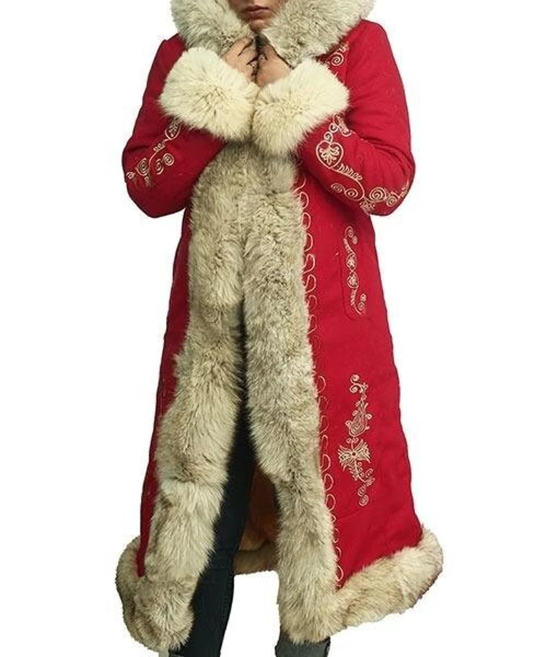 Women Christmas Chronicles Mrs. Claus Coat