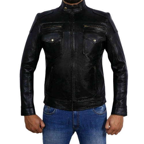 Real Biker Genuine Leather Jacket
