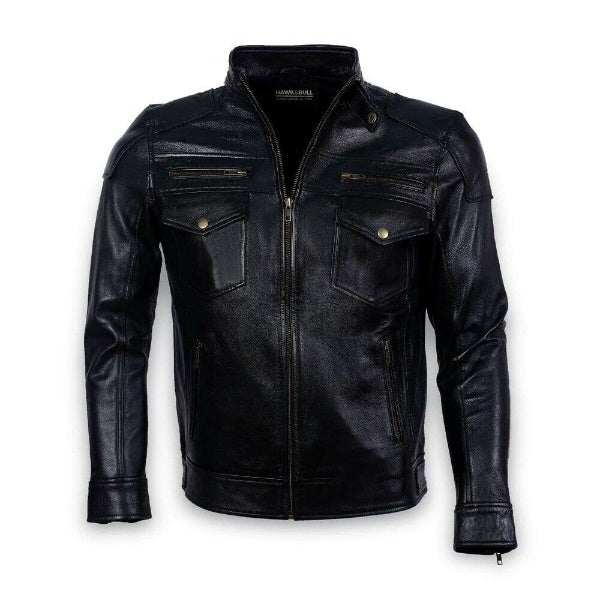 Real Biker Genuine Leather Jacket
