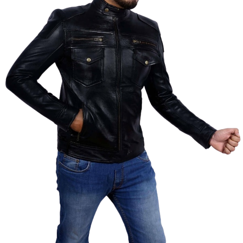 Real Biker Genuine Leather Jacket