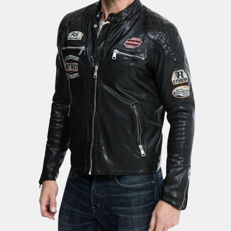 Black Leather Jacket For Men