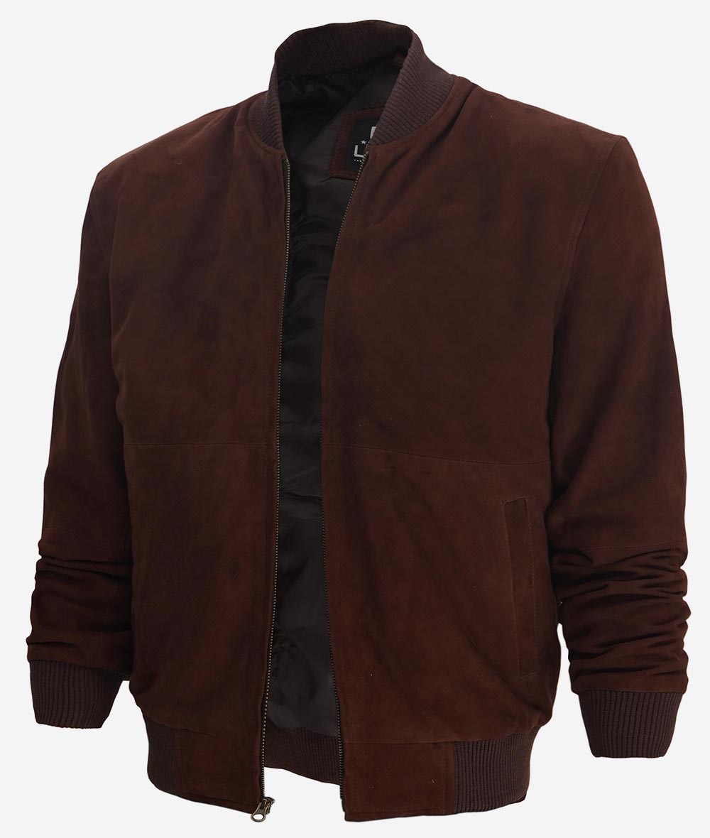Premium Suede Leather Jacket Men